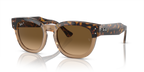 Ray-Ban MEGA HAWKEYE RB0298S - Havana On Transparent Brown / Gold