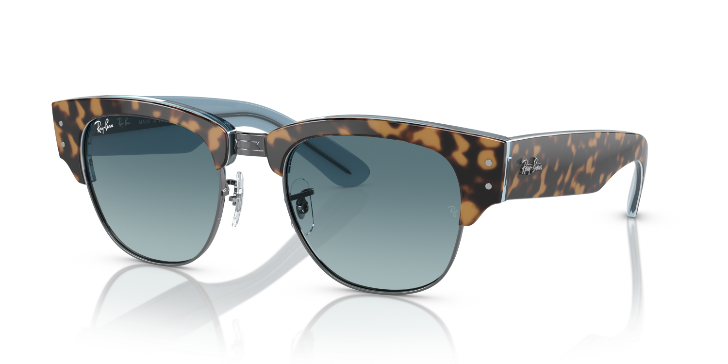 Ray-Ban MEGA CLUBMASTER RB0316S - Havana On Blue On Gunmetal / Tortoise