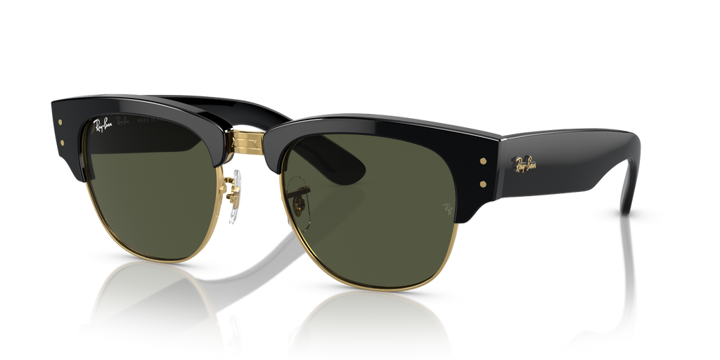 Ray-Ban MEGA CLUBMASTER RB0316S - Black On Gold / Black