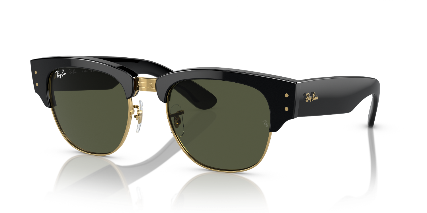 Ray-Ban MEGA CLUBMASTER RB0316S - Black On Gold / Black
