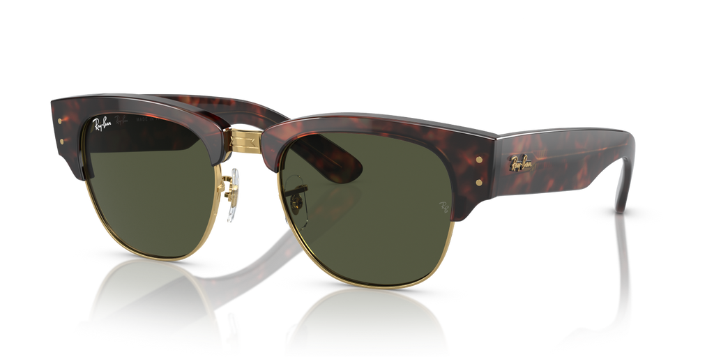 Ray-Ban MEGA CLUBMASTER RB0316S - Tortoise On Gold / Tortoise