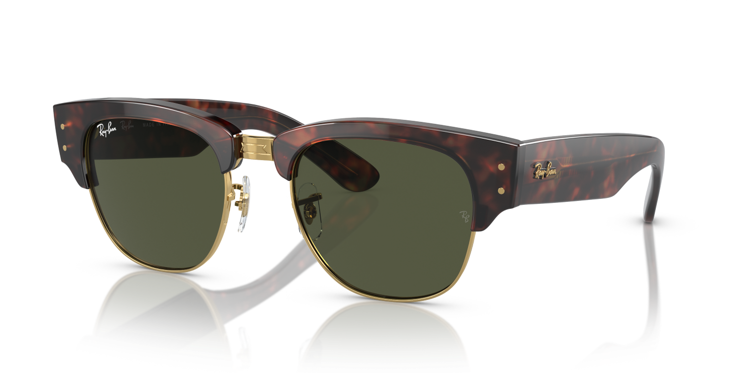 Ray-Ban MEGA CLUBMASTER RB0316S - Tortoise On Gold / Tortoise
