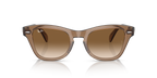 Ray-Ban RB0707S - Transparent Light Brown / Brown