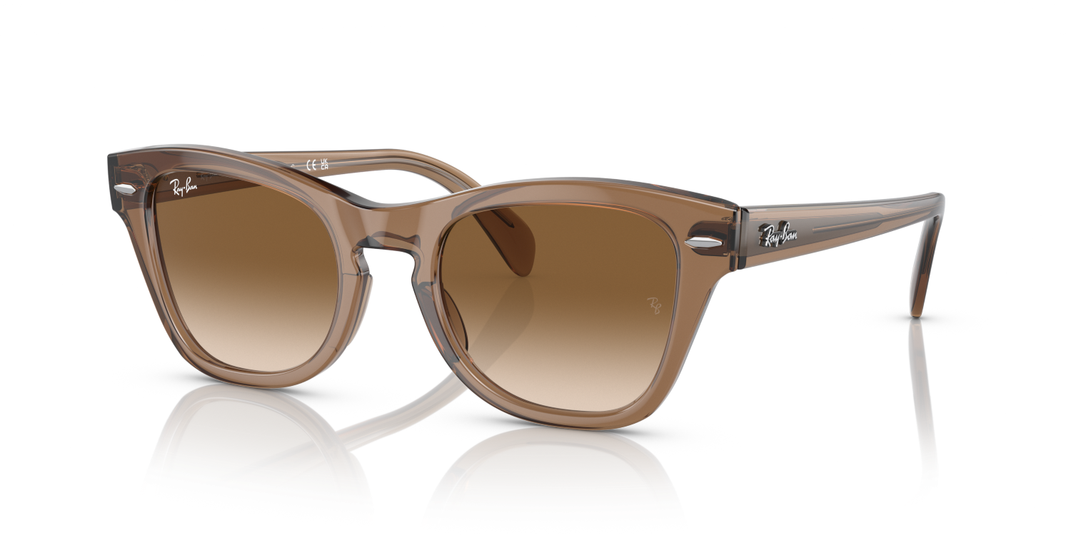 Ray-Ban RB0707S - Transparent Light Brown / Brown