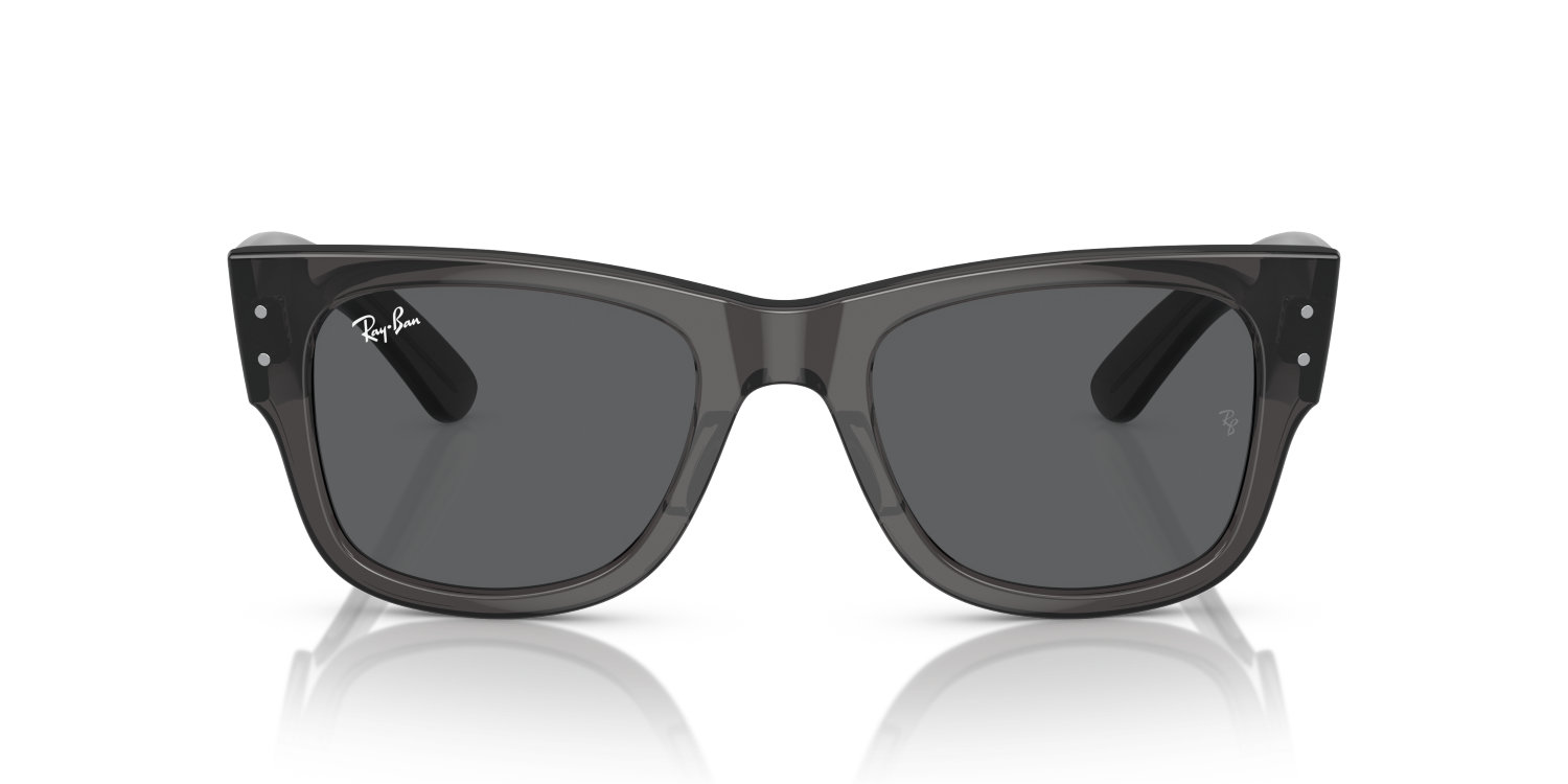 Ray-Ban MEGA WAYFARER RB0840S - Transparent Black / Black