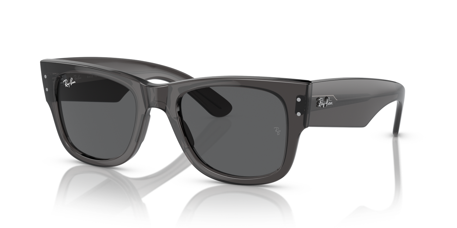 Ray-Ban MEGA WAYFARER RB0840S - Transparent Black / Black