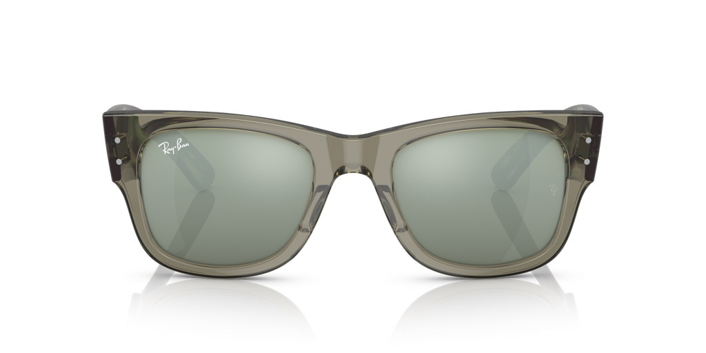 Ray-Ban MEGA WAYFARER RB0840S - Transparent Green / Green