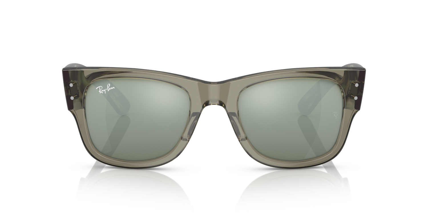Ray-Ban MEGA WAYFARER RB0840S - Transparent Green / Green