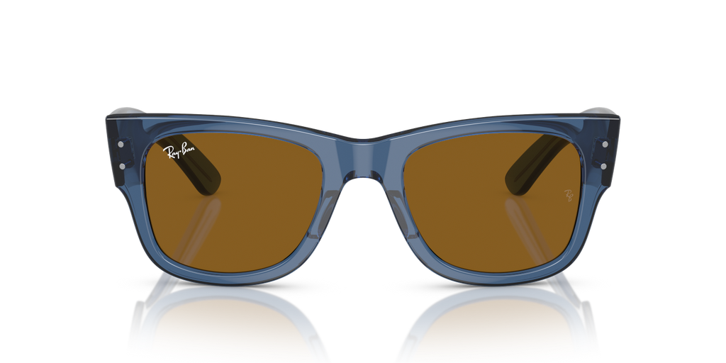 Ray-Ban MEGA WAYFARER RB0840S - Transparent Blue / Blue