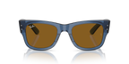 Ray-Ban MEGA WAYFARER RB0840S - Transparent Blue / Blue