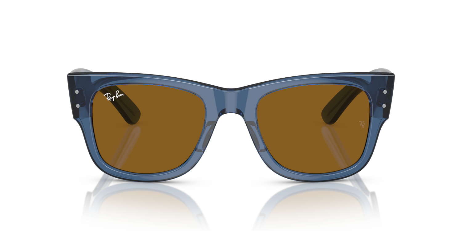 Ray-Ban MEGA WAYFARER RB0840S - Transparent Blue / Blue