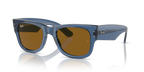 Ray-Ban MEGA WAYFARER RB0840S - Transparent Blue / Blue