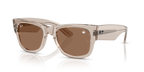 Ray-Ban MEGA WAYFARER RB0840S - Transparent Light Brown / Brown