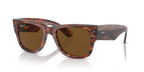 Ray-Ban MEGA WAYFARER RB0840S - Striped Havana / Brown