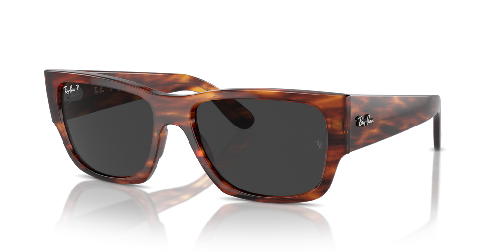 Ray-Ban CARLOS RB0947S - Striped Havana / Brown