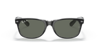 Ray-Ban NEW WAYFARER RB2132 - Black On Transparent / Black