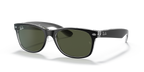 Ray-Ban NEW WAYFARER RB2132 - Black On Transparent / Black