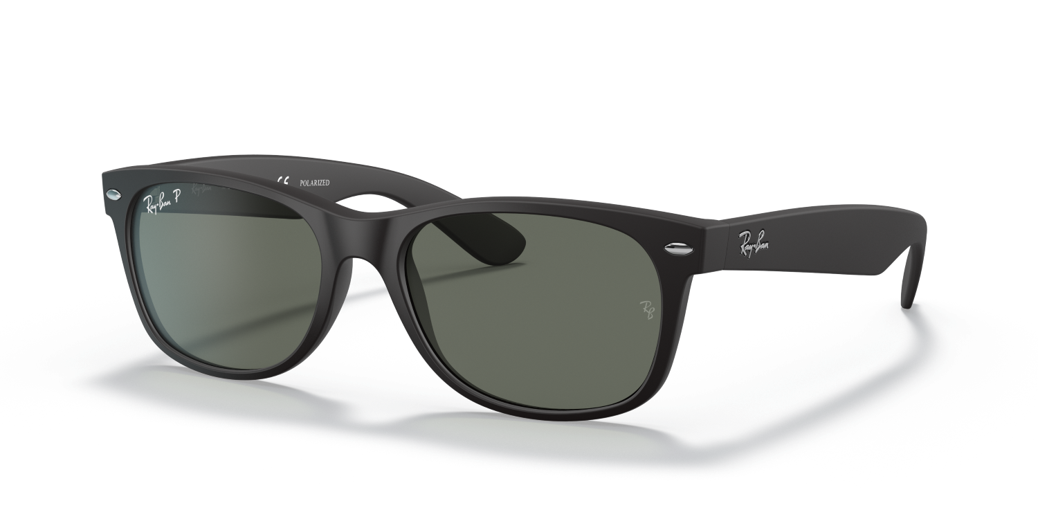 Ray-Ban NEW WAYFARER RB2132 - Rubber Black / Black