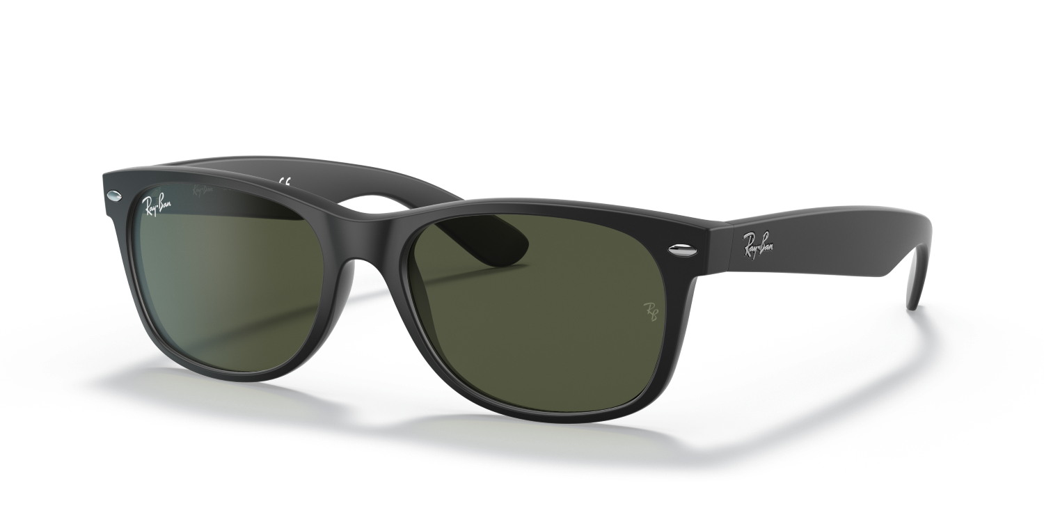 Ray-Ban NEW WAYFARER RB2132 - Rubber Black / Black
