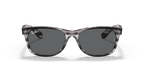 Ray-Ban NEW WAYFARER RB2132 - Striped Grey / Grey