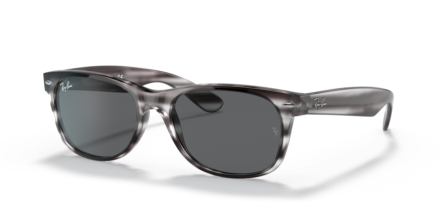 Ray-Ban NEW WAYFARER RB2132 - Striped Grey / Grey