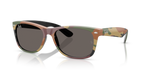 Ray-Ban NEW WAYFARER RB2132 - Black & Green Camuflage / Black