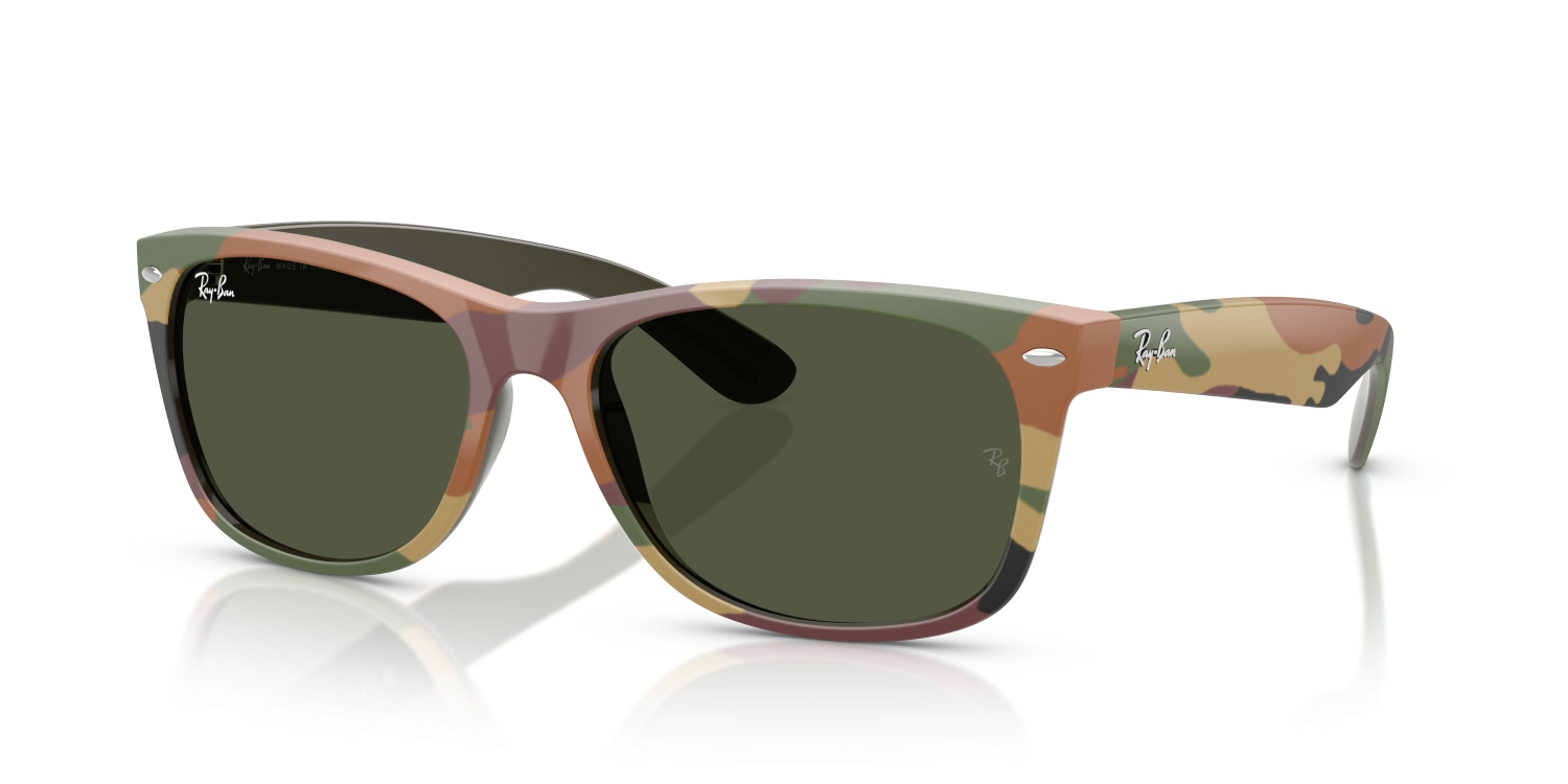 Ray-Ban NEW WAYFARER RB2132 - Green & Green Camuflage / Green