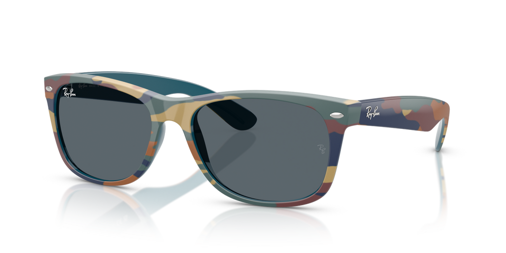 Ray-Ban NEW WAYFARER RB2132 - Blue & Blue Camuflage / Blue