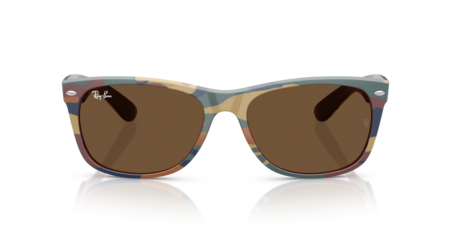 Ray-Ban NEW WAYFARER RB2132 - Brown & Blue Camuflage / Brown