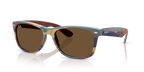 Ray-Ban NEW WAYFARER RB2132 - Brown & Blue Camuflage / Brown