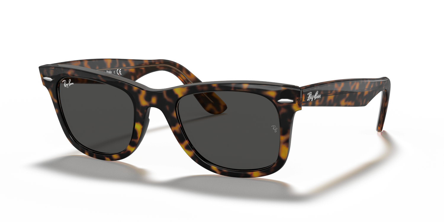 Ray-Ban WAYFARER RB2140 - Havana On Transparent Brown / Gold