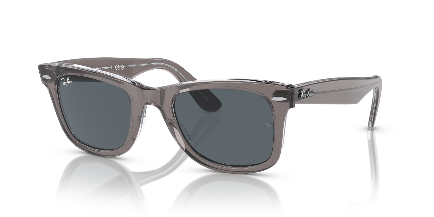 Ray-Ban WAYFARER RB2140 - Grey On Transparent / Grey