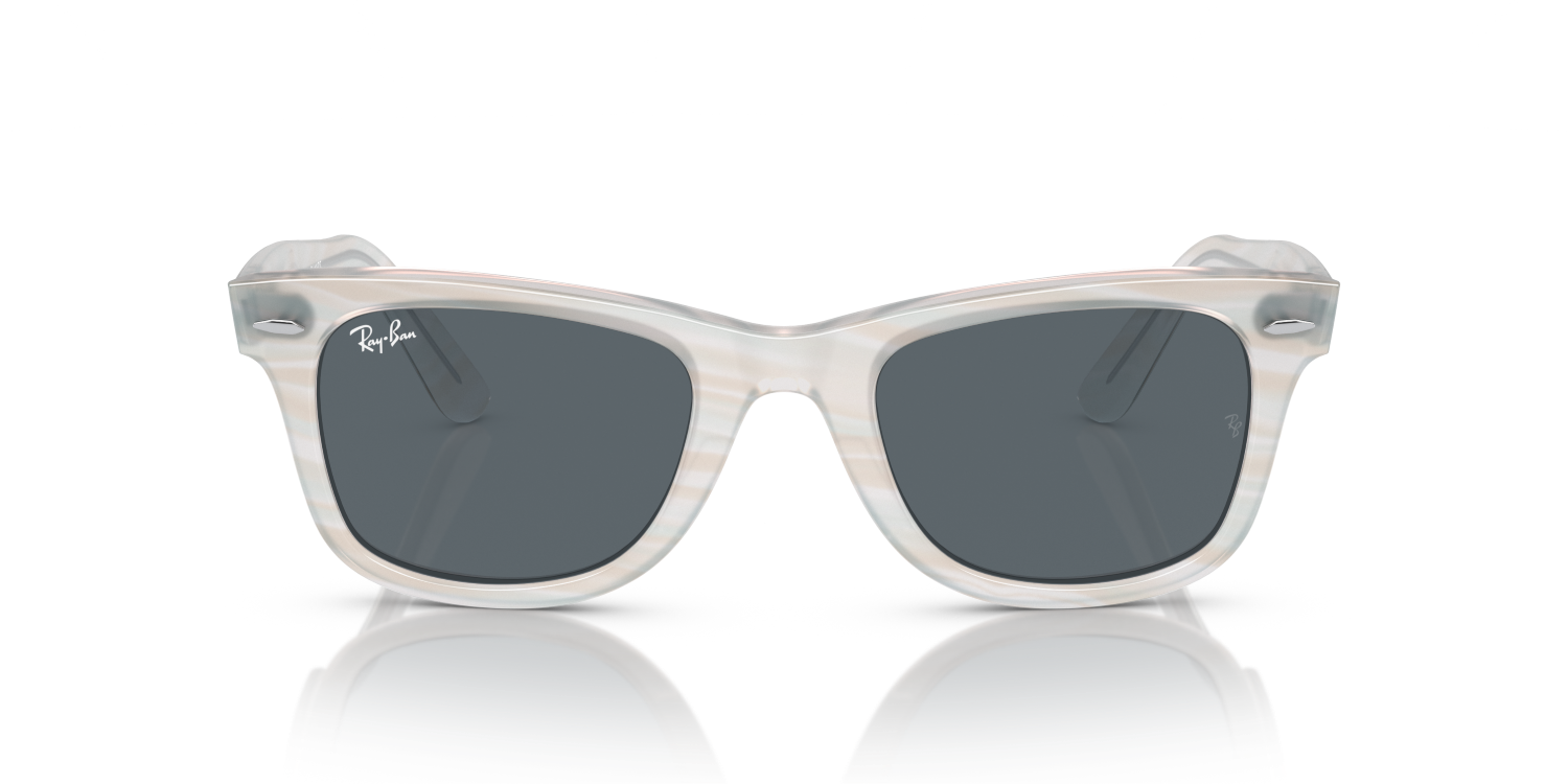 Ray-Ban WAYFARER RB2140 - Photo Striped Light Blue / Blue