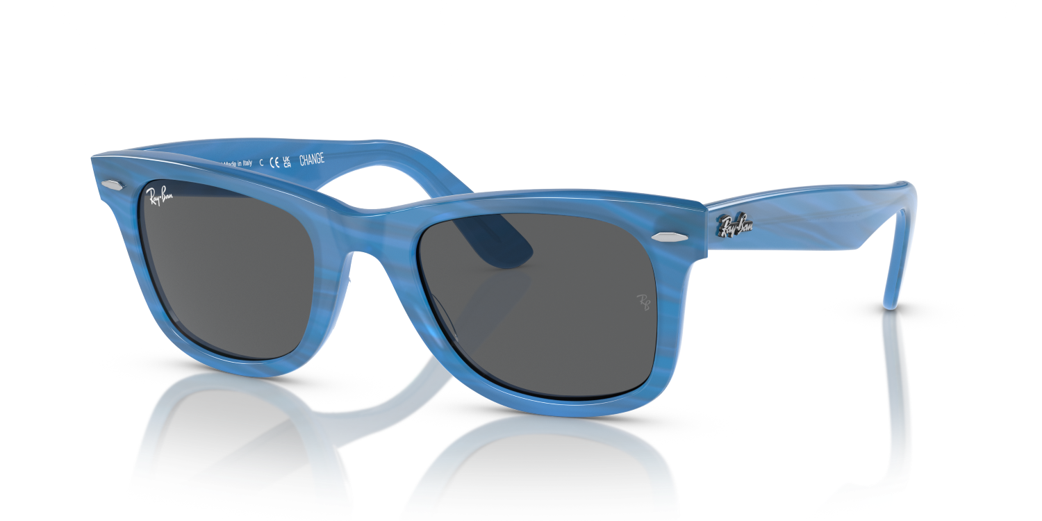 Ray-Ban WAYFARER RB2140 - Photo Striped Blue / Blue