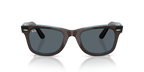 Ray-Ban WAYFARER RB2140 - Brown On Transparent Blue / Brown