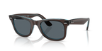 Ray-Ban WAYFARER RB2140 - Brown On Transparent Blue / Brown