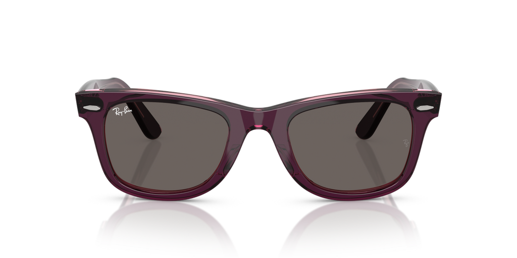 Ray-Ban WAYFARER RB2140 - Violet On Transparent Pink / Violet