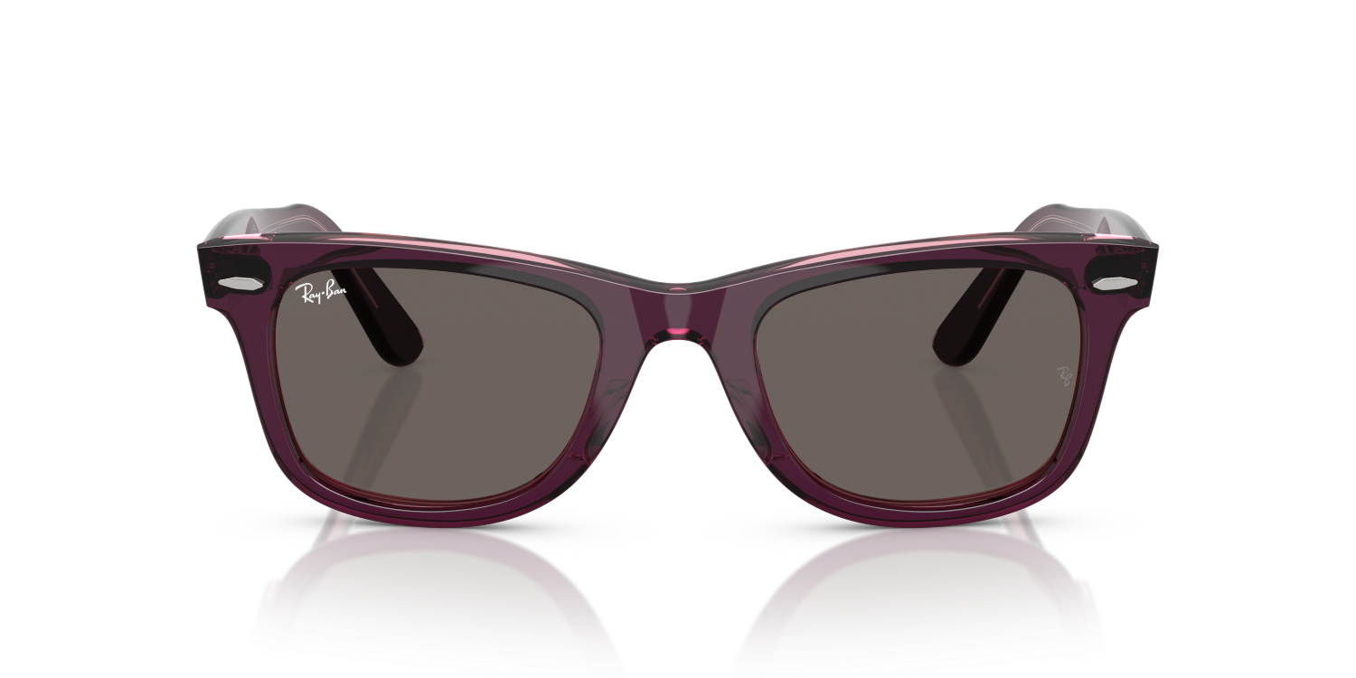 Ray-Ban WAYFARER RB2140 - Violet On Transparent Pink / Violet