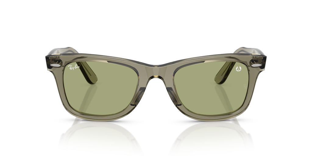Ray-Ban WAYFARER RB2140 - Transparent Green / Green