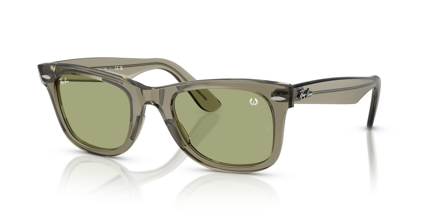 Ray-Ban WAYFARER RB2140 - Transparent Green / Green
