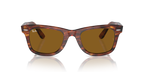 Ray-Ban WAYFARER RB2140 - Striped Havana / Brown