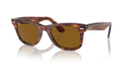 Ray-Ban WAYFARER RB2140 - Striped Havana / Brown