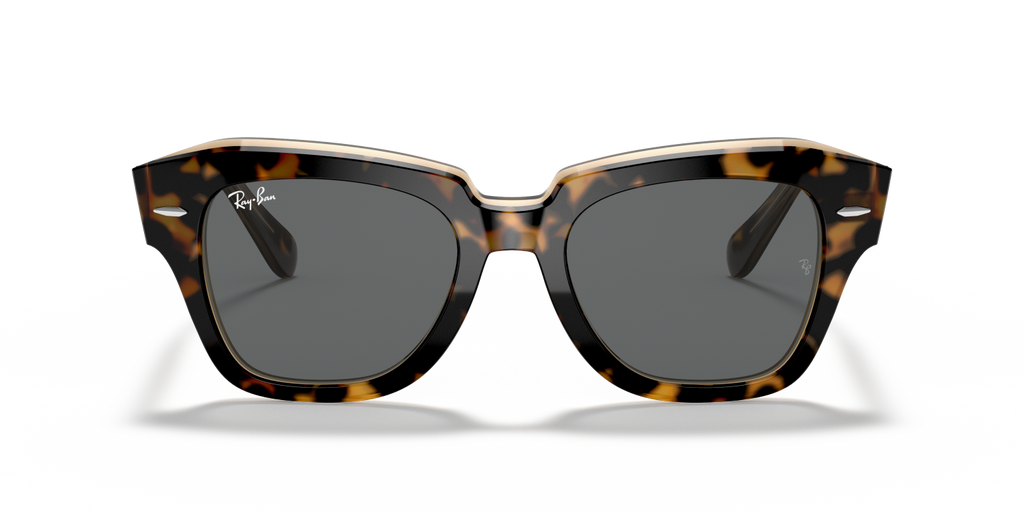 Ray-Ban STATE STREET RB2186 - Havana On Transparent Brown / Gold