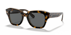 Ray-Ban STATE STREET RB2186 - Havana On Transparent Brown / Gold