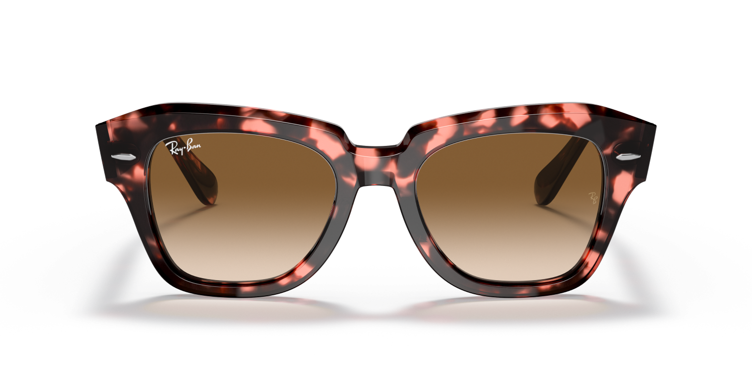 Ray-Ban STATE STREET RB2186 - Pink Havana / Tortoise