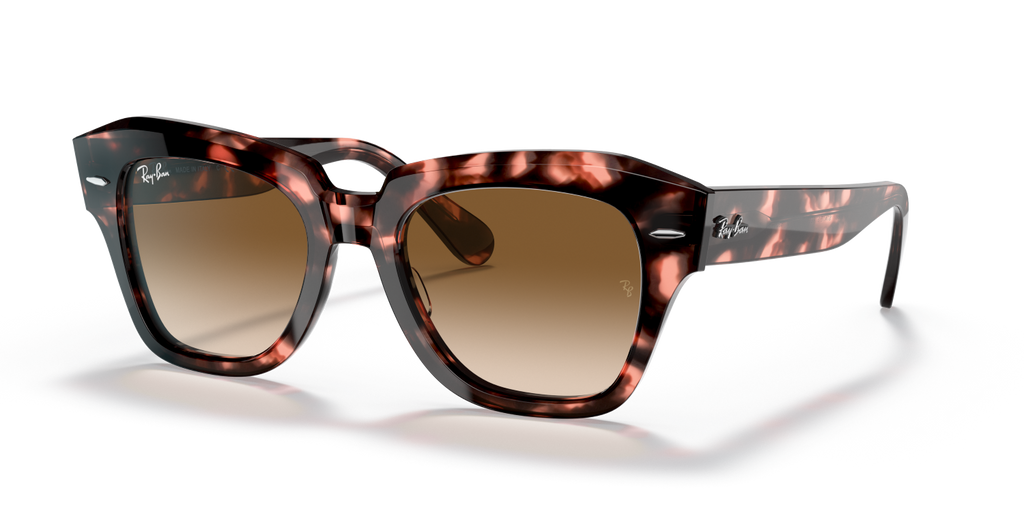 Ray-Ban STATE STREET RB2186 - Pink Havana / Tortoise