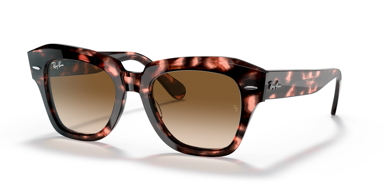 Ray-Ban STATE STREET RB2186 - Pink Havana / Tortoise