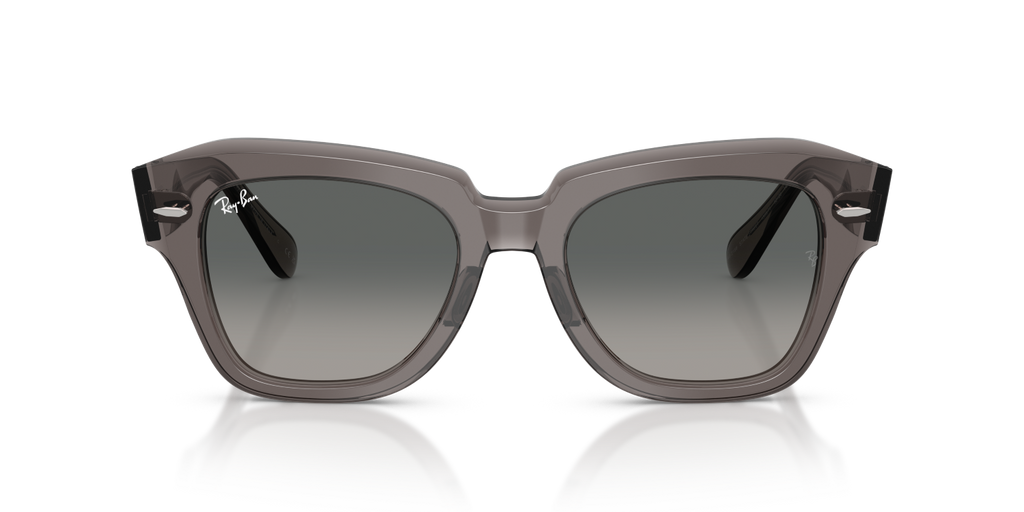 Ray-Ban STATE STREET RB2186 - Transparent Grey / Grey