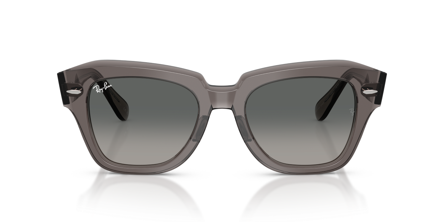 Ray-Ban STATE STREET RB2186 - Transparent Grey / Grey