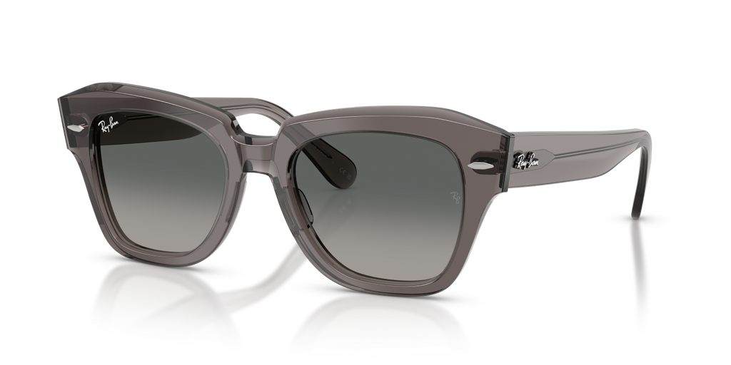 Ray-Ban STATE STREET RB2186 - Transparent Grey / Grey